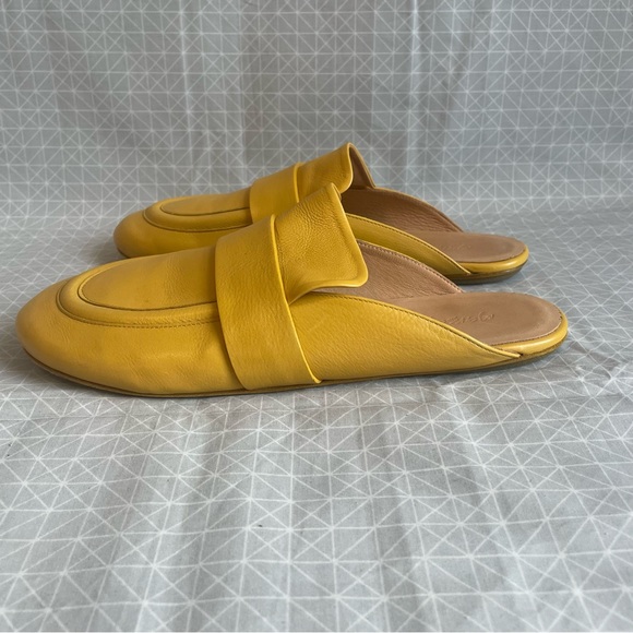 Marsell Girella Sabot Mule in Pollen Yellow Leather 38 - Picture 3 of 6